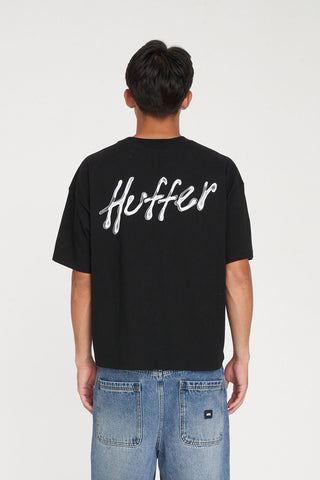 BLOCK CROP TEE 220/CHROMIE BLACK