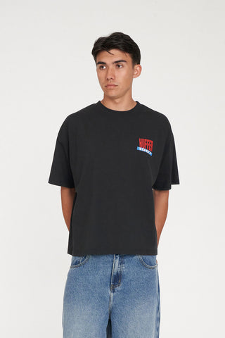 CROP BLOCK TEE 220/MEMPHIS BASALT