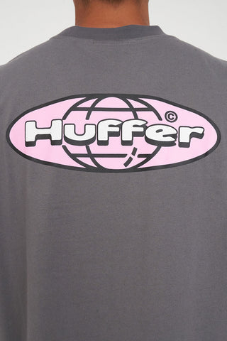 BLOCK CROP TEE 220/ALTA FLINT GREY