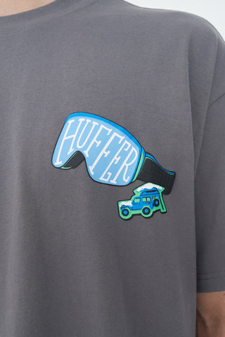 BLOCK TEE 220/SH*T ITS COLD FLINT GREY