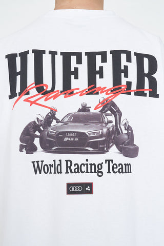 BLOCK TEE 220/AUDI CREW WHITE