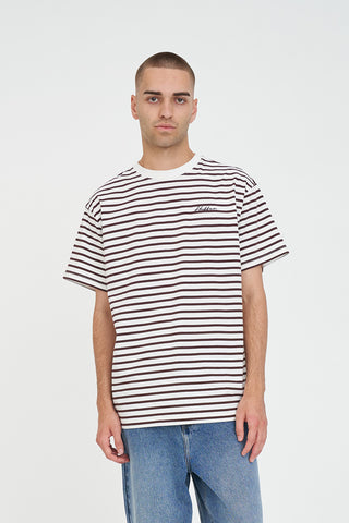 MENS OUI OUI SUP TEE CHESTNUT/CHALK