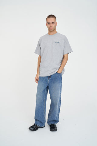BLOCK TEE 220/LOCAL GREY MARLE