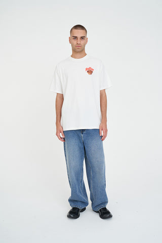 BLOCK TEE 220/PIEDAY CHALK