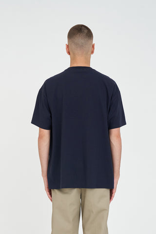 BLOCK TEE 220/SLAB NAVY