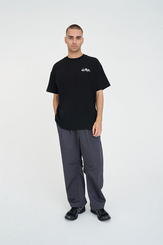 BLOCK TEE 220/ETCHING BLACK