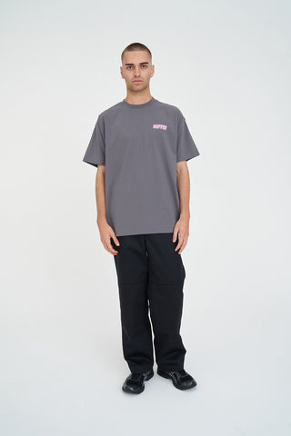 BLOCK TEE 220/HAZE FLINT GREY