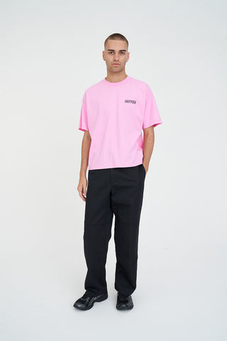 BLOCK CROP TEE 220/HAZE BON BON