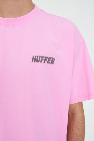 BLOCK CROP TEE 220/HAZE BON BON