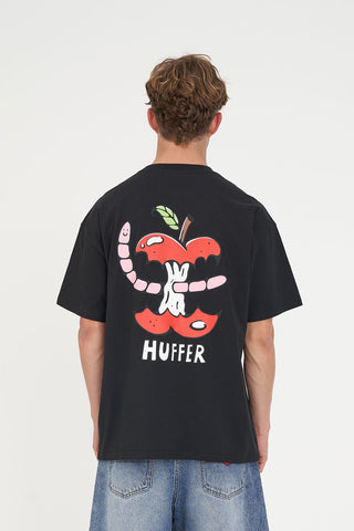 BLOCK TEE/A HUFFER A DAY BASALT