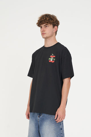 BLOCK TEE/A HUFFER A DAY BASALT