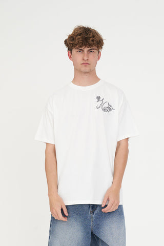 BLOCK TEE/SPIKED CHALK