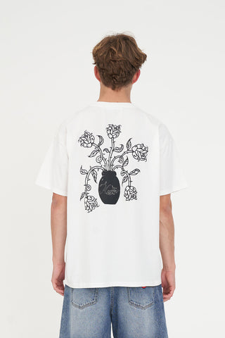 BLOCK TEE/SPIKED CHALK