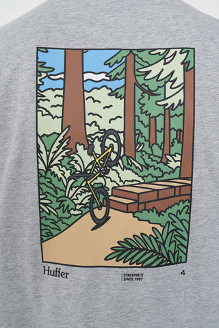 SUP TEE 190/OVER OUT GREY MARLE