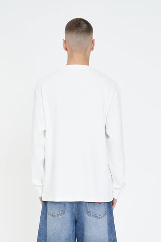WAFFLE LS TEE CHALK
