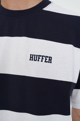 GAME DAY STRIPE TEE NAVY/WHITE