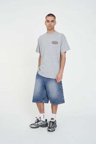 SUP TEE 190/ROUNDERS GREY MARLE