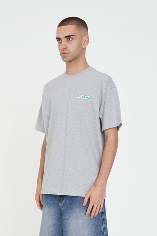BLOCK TEE 220/VARIANT GREY MARLE