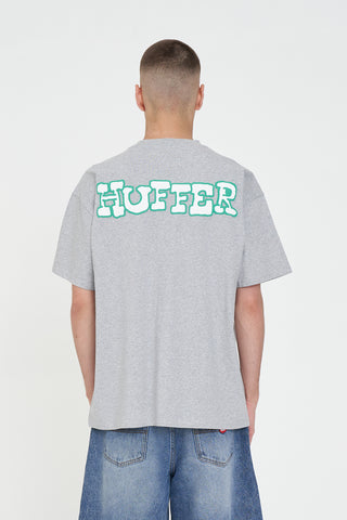 BLOCK TEE 220/VARIANT GREY MARLE