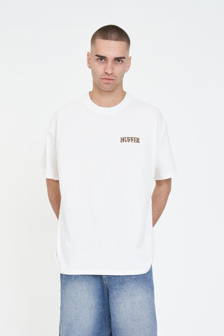 BLOCK TEE 220/WOODY CHALK