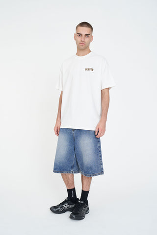 BLOCK TEE 220/WOODY CHALK