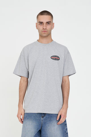 BLOCK TEE 220/MONDE GREY MARLE