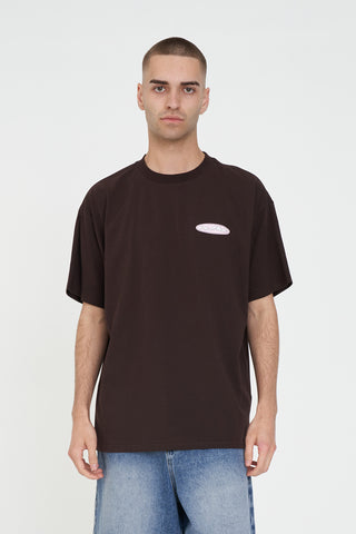BLOCK TEE 220/CLIPSE COCOA