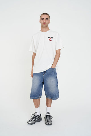 BLOCK TEE 220/CHERRY TRIO CHALK