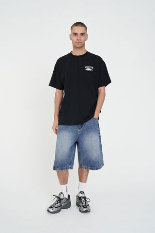 BLOCK TEE 220/KINGPIN BLACK