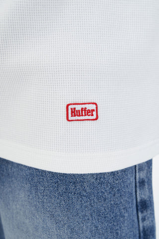 WAFFLE TEE CHALK