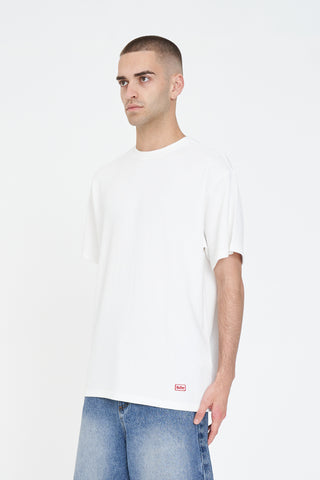 WAFFLE TEE CHALK
