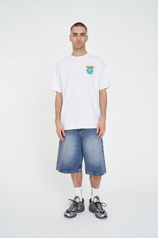 BLOCK TEE 190/AERIS WHITE