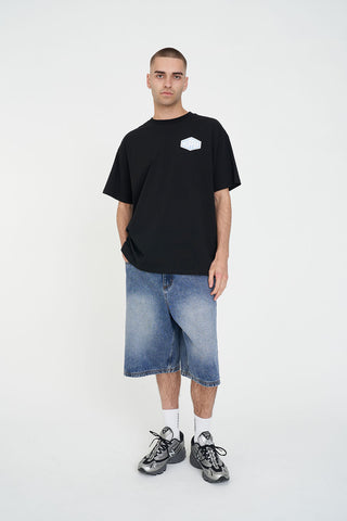 BLOCK TEE 220/MECH BLACK