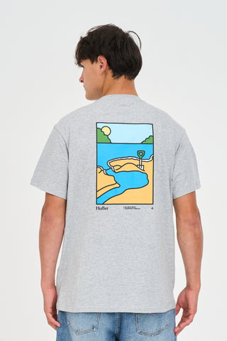 SUP TEE 190/IN HOT WATER GREY MARLE