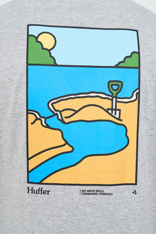 SUP TEE 190/IN HOT WATER GREY MARLE