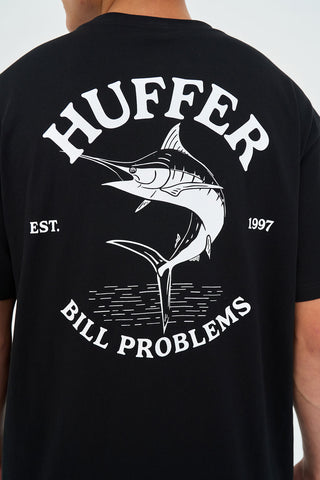 SUP TEE 190/BILLED BLACK
