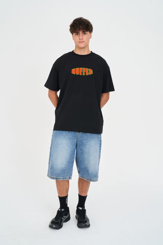 BLOCK TEE 220/OVATE BLACK