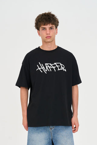 BLOCK TEE 220/WAVES BLACK