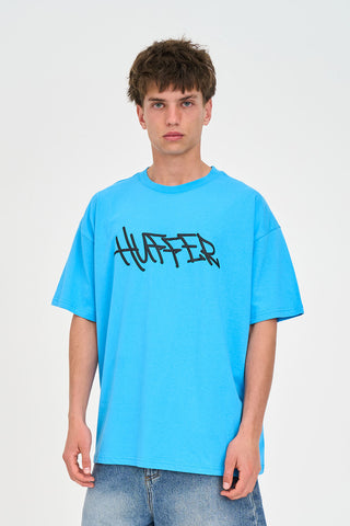 BLOCK TEE 220/WAVES WAVE BLUE