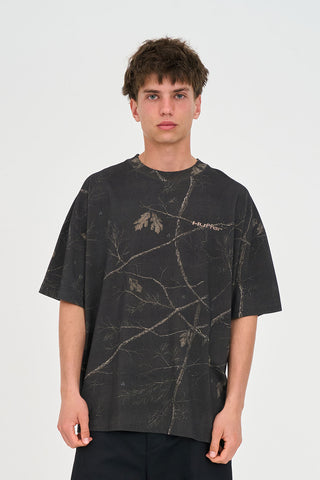 NIGHT CAMO BOX TEE 220 BLACK
