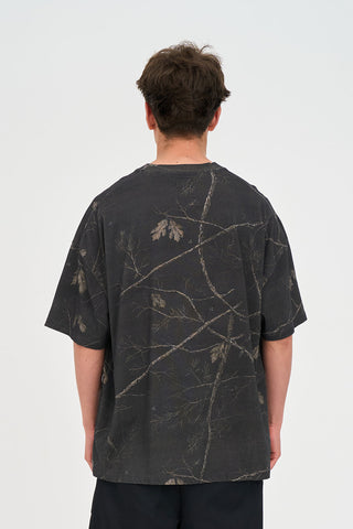 NIGHT CAMO BOX TEE 220 BLACK