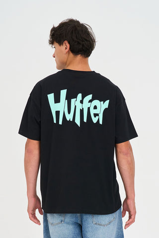 BLOCK TEE 220/MUDDLE BLACK