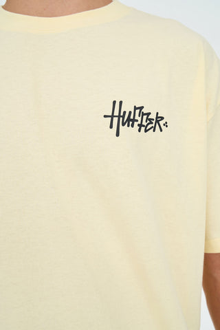 BLOCK TEE 220/SCRAWL LEMONADE
