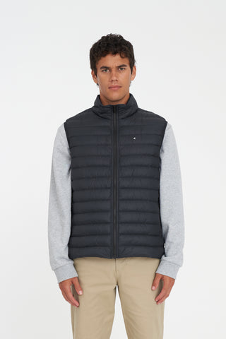 MENS CLASSIC PACKABLE VEST BLACK
