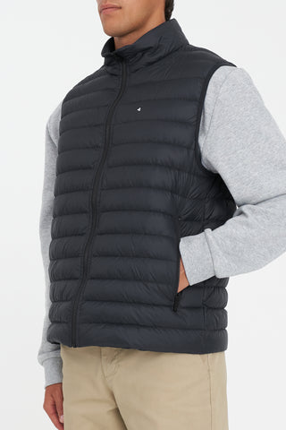 MENS CLASSIC PACKABLE VEST BLACK