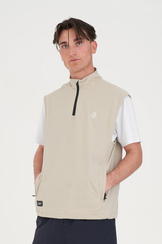 MENS TECH 1/4 ZIP VEST PUTT-EE