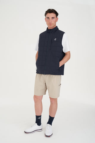 MENS DRIVER VEST NAVY