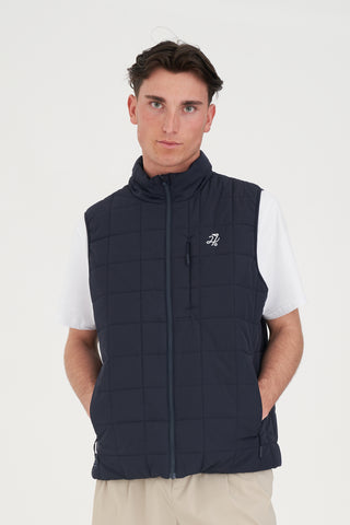 MENS DRIVER VEST NAVY