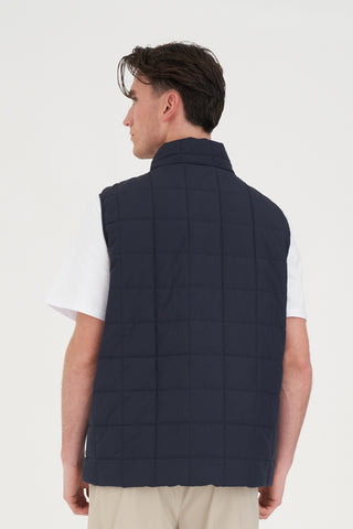 MENS DRIVER VEST NAVY