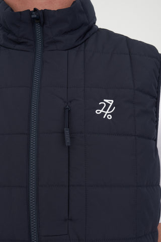 MENS DRIVER VEST NAVY